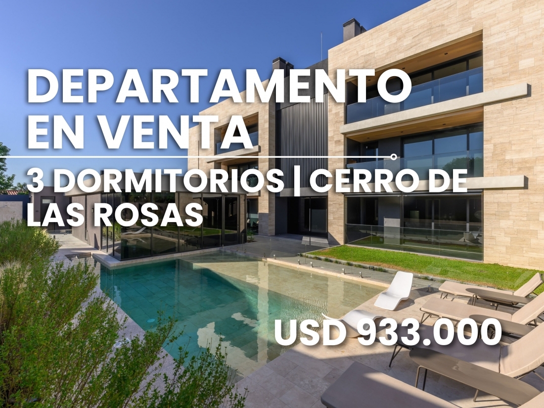 DEPARTAMENTO EN VENTA PURO CERRO 3 DORMITORIOS CERRO DE LAS ROSAS